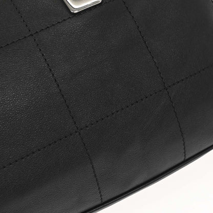 Chanel 2002-2003 Black Lambskin Choco Bar Handbag