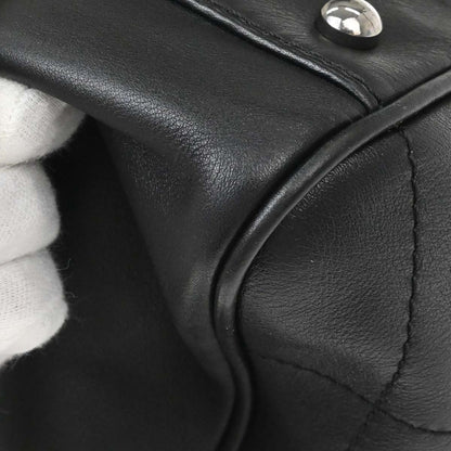 Chanel 2002-2003 Black Lambskin Choco Bar Handbag