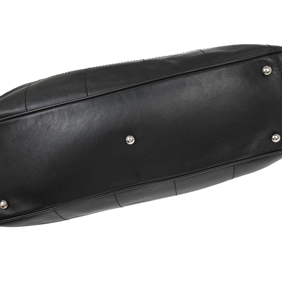 Chanel 2002-2003 Black Lambskin Choco Bar Handbag