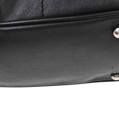 Chanel 2002-2003 Black Lambskin Choco Bar Handbag