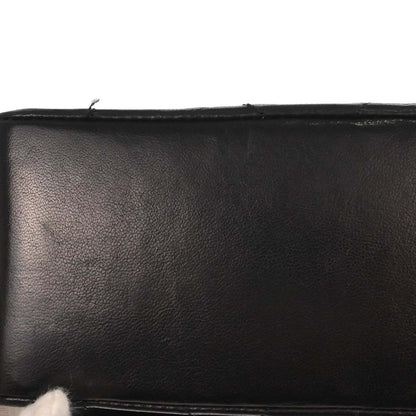 Chanel 1989-1991 Black Lambskin Medium Diana Shoulder Bag