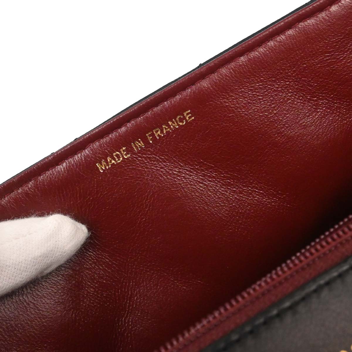 Chanel 1989-1991 Black Lambskin Medium Diana Shoulder Bag