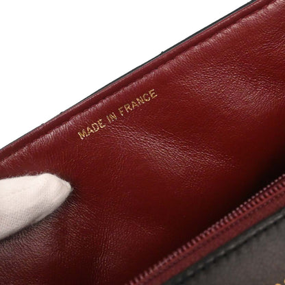 Chanel 1989-1991 Black Lambskin Medium Diana Shoulder Bag