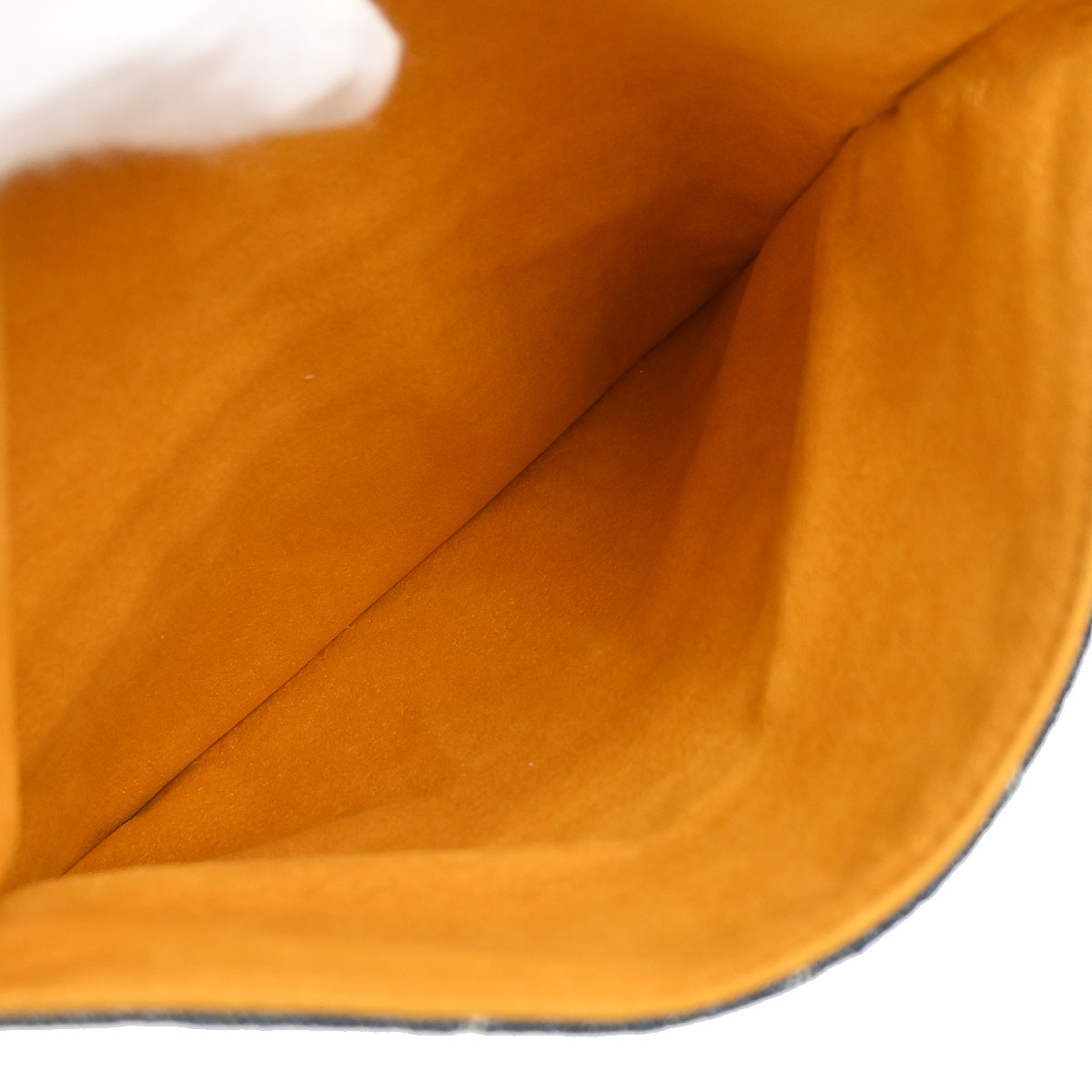 Louis Vuitton Blue Monogram Denim Pochette Plat Clutch Bag M95007