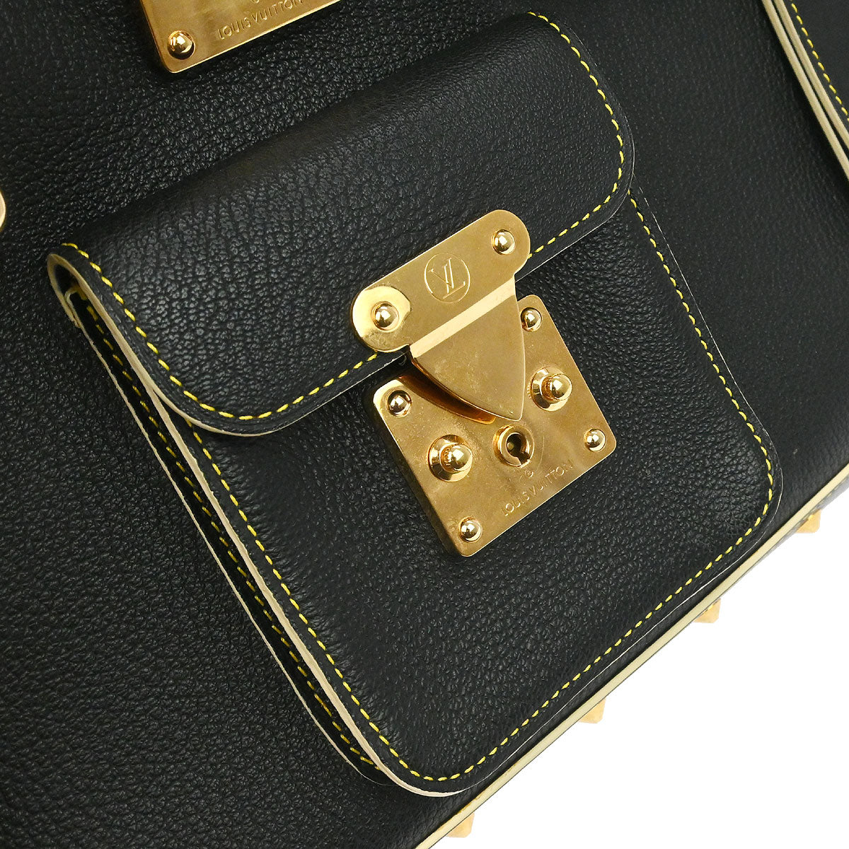 Louis Vuitton Black Suhali Extravagant Handbag M91800