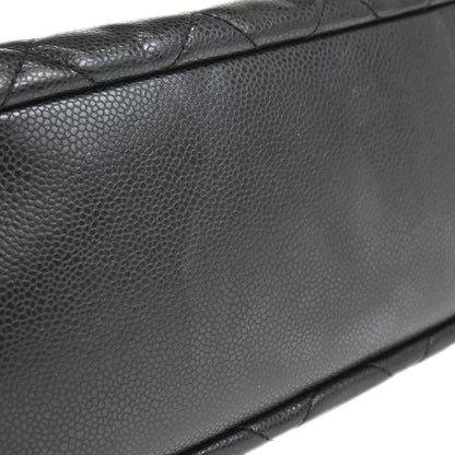 Chanel Black Caviar Skin Timeless CC Chain Tote Bag