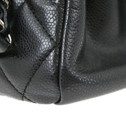 Chanel Black Caviar Skin Timeless CC Chain Tote Bag