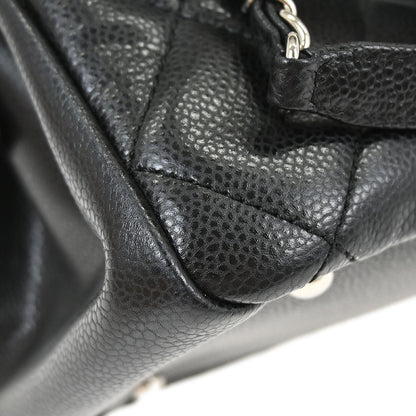Chanel Black Caviar Skin Timeless CC Chain Tote Bag