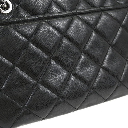 Chanel Black Caviar Skin Timeless CC Chain Tote Bag