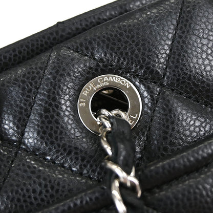 Chanel Black Caviar Skin Timeless CC Chain Tote Bag