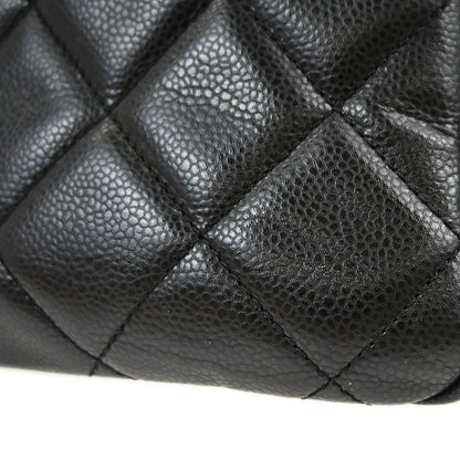 Chanel Black Caviar Skin Timeless CC Chain Tote Bag