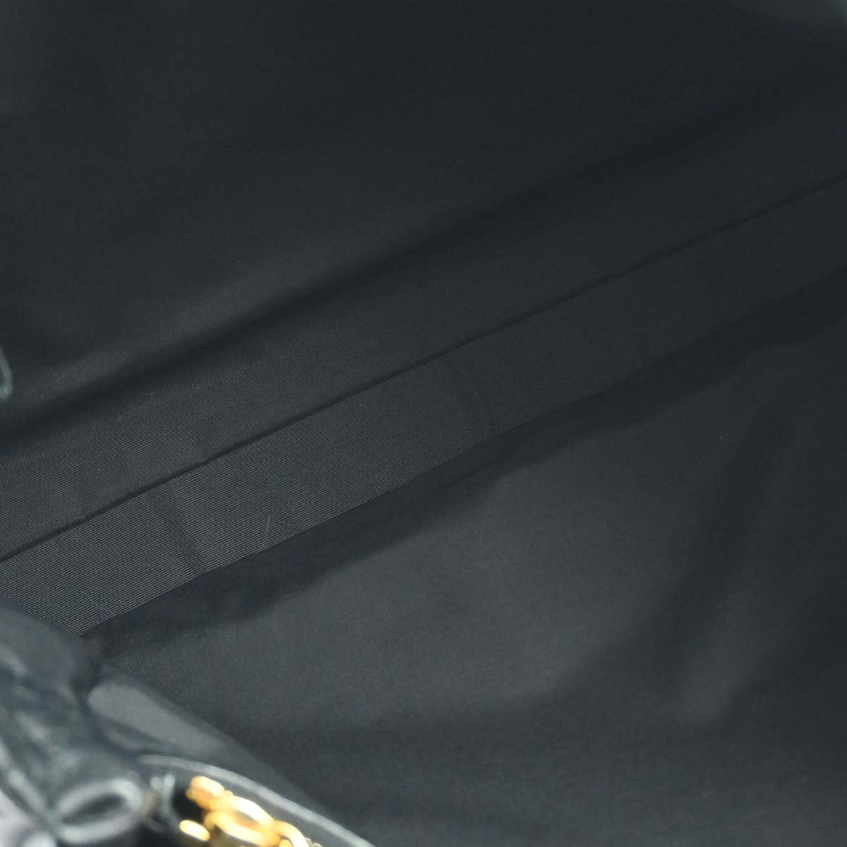 Christian Dior Black Lambskin Cannage Tote Handbag