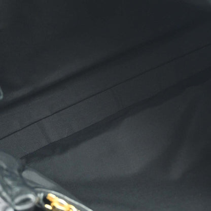 Christian Dior Black Lambskin Cannage Tote Handbag