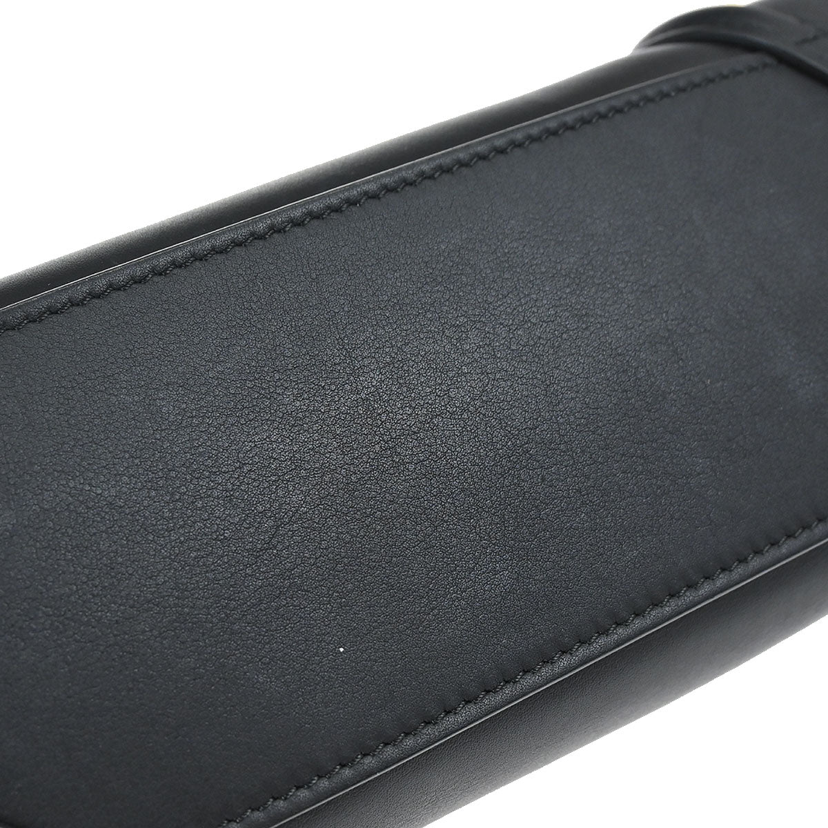 Celine Black Leather Nano Luggage Shoulder Tote Bag