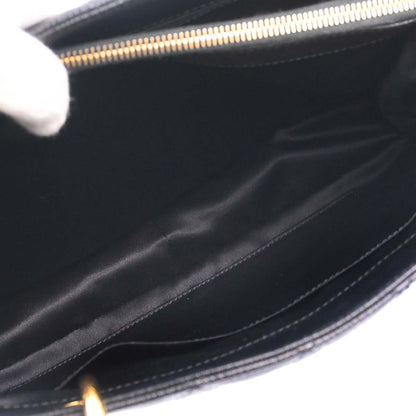 Chanel 2013-2014 Black Caviar Grand Shopping Tote GST Chain Handbag