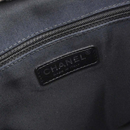 Chanel Metallic Silver Calfskin Chain Me Tote Handbag