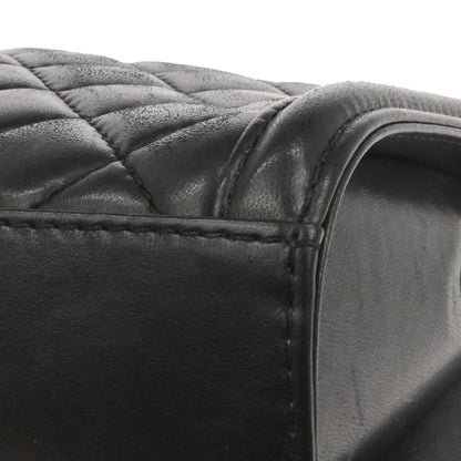 Chanel Black Lambskin Geometric Flap Shoulder Bag