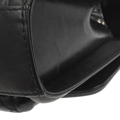 Chanel Black Lambskin Geometric Flap Shoulder Bag