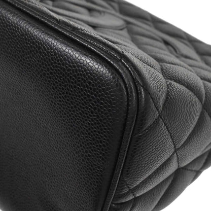 Chanel 2005-2006 Black Caviar Skin Medallion Tote Handbag