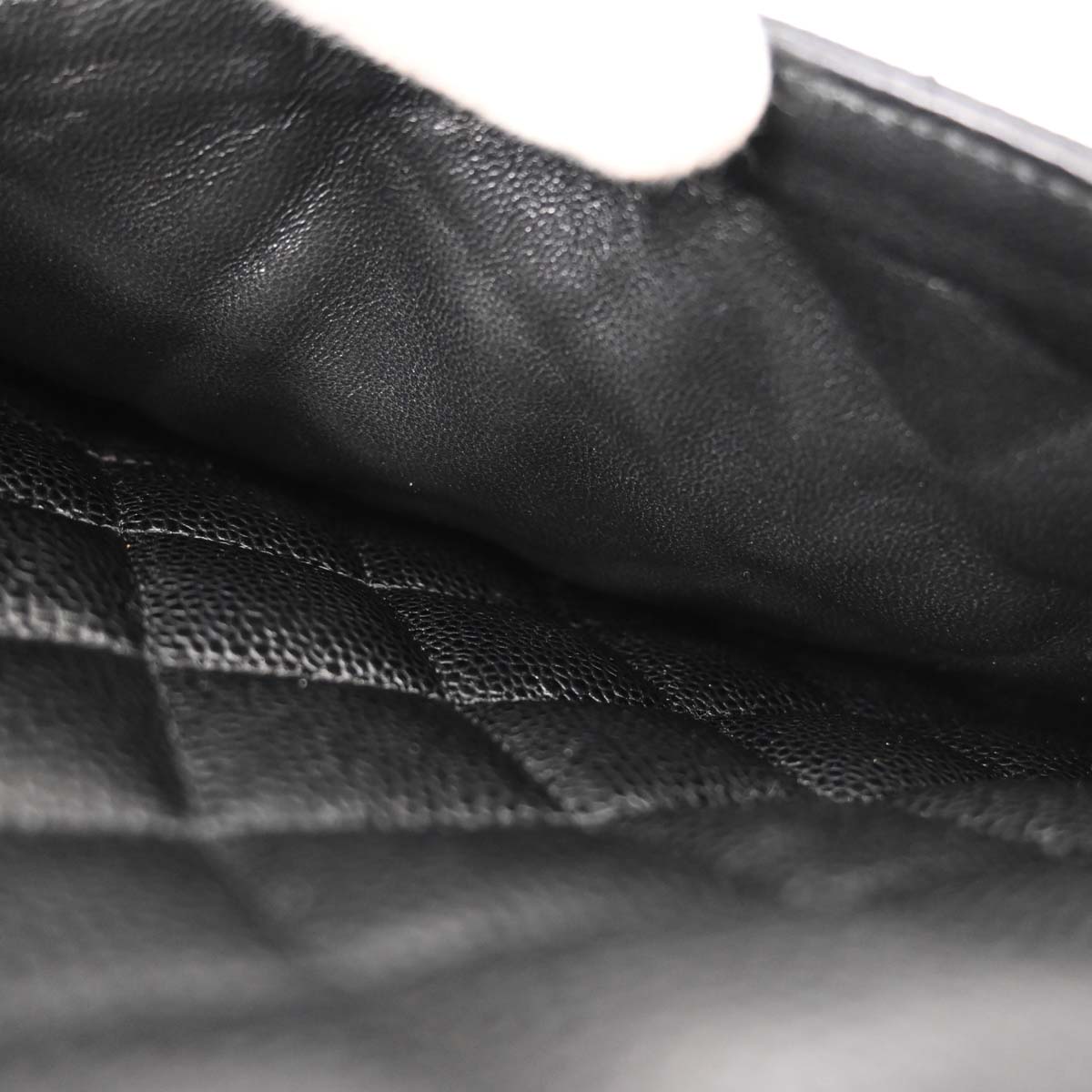 Chanel 2005-2006 Black Caviar Skin Medallion Tote Handbag