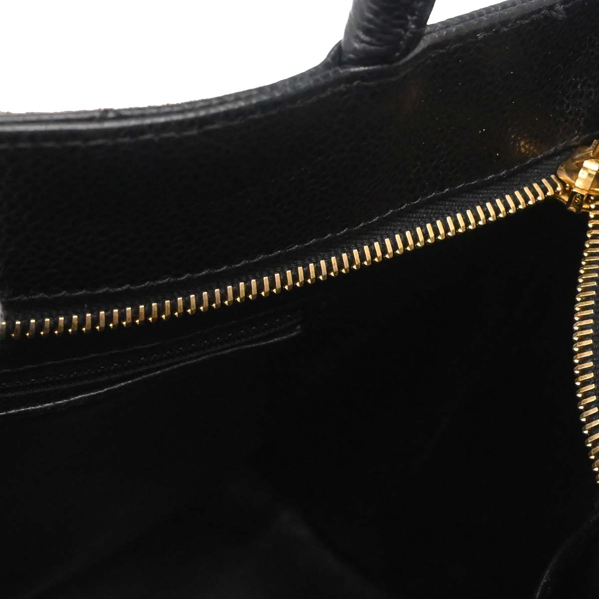 Chanel 2005-2006 Black Caviar Skin Medallion Tote Handbag