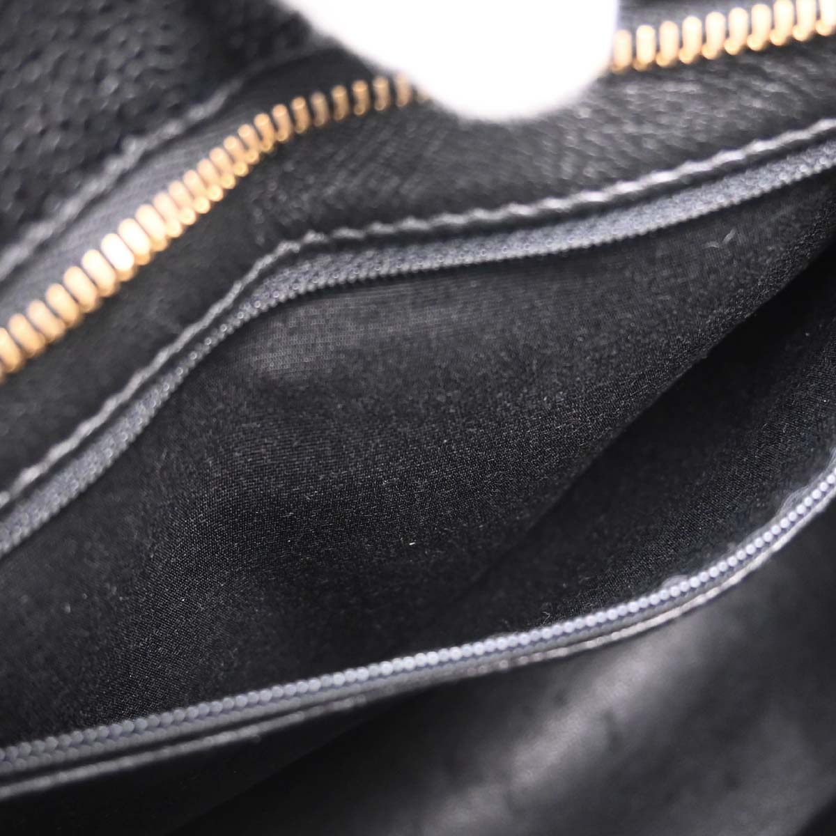 Chanel 2005-2006 Black Caviar Skin Medallion Tote Handbag
