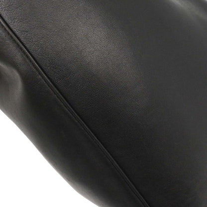 Chanel 2009-2010 Black Lambskin Tote Chain Handbag