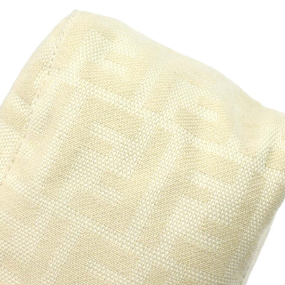 Fendi Ivory Canvas Zucca Mamma Baguette Handbag