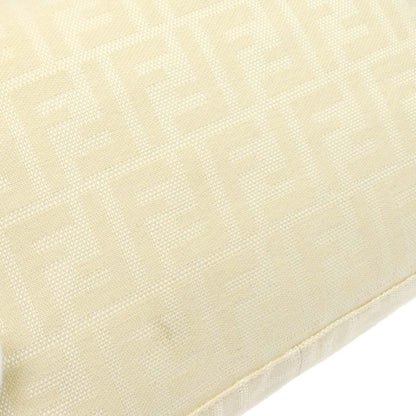 Fendi Ivory Canvas Zucca Mamma Baguette Handbag