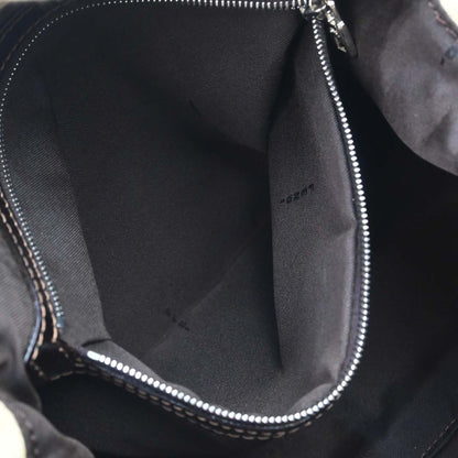 Fendi Ivory Canvas Zucca Mamma Baguette Handbag