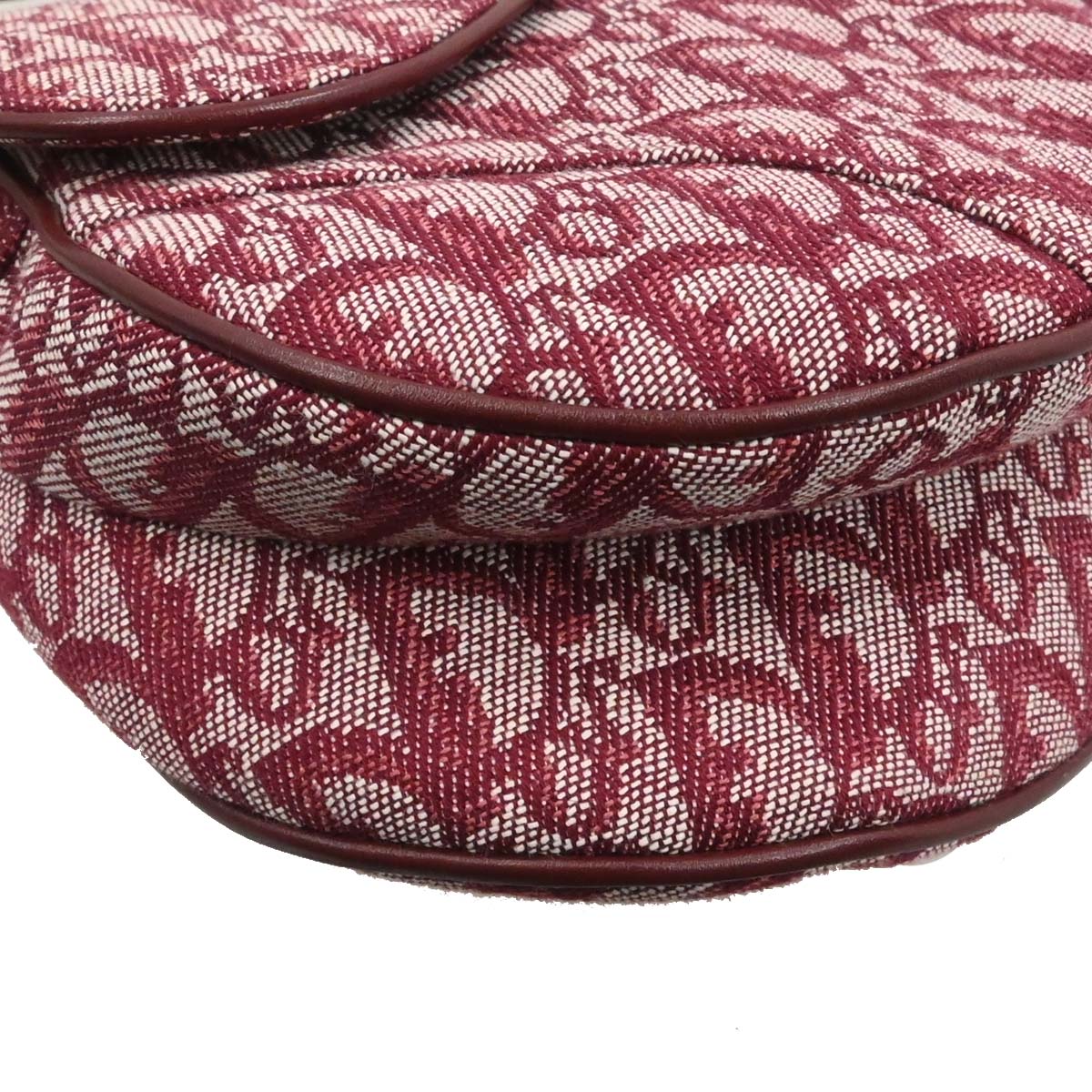 Christian Dior Bordeaux Trotter Saddle Handbag