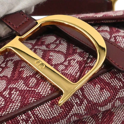 Christian Dior Bordeaux Trotter Saddle Handbag