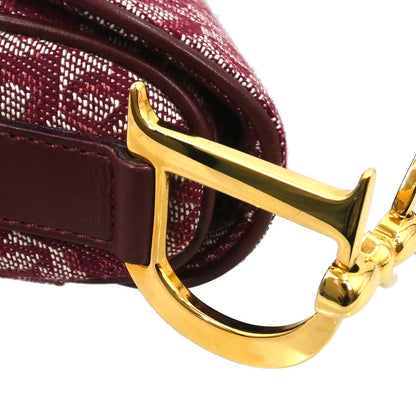 Christian Dior Bordeaux Trotter Saddle Handbag