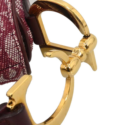 Christian Dior Bordeaux Trotter Saddle Handbag