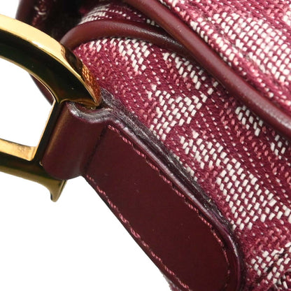 Christian Dior Bordeaux Trotter Saddle Handbag