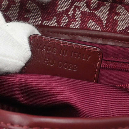 Christian Dior Bordeaux Trotter Saddle Handbag