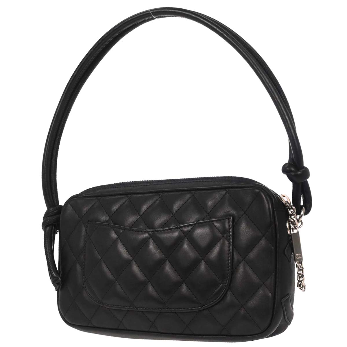 Chanel 2005-2006 Black Calfskin Cambon Ligne Handbag