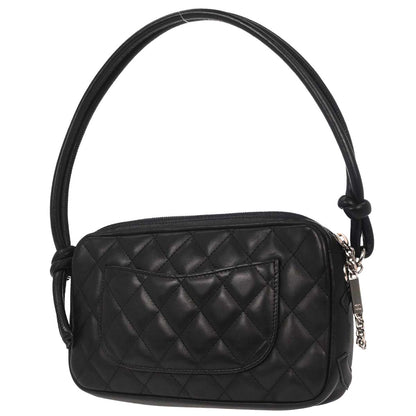 Chanel 2005-2006 Black Calfskin Cambon Ligne Handbag