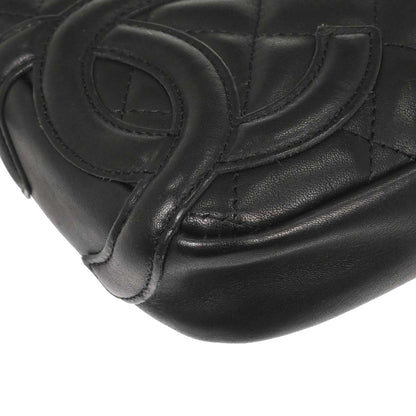 Chanel 2005-2006 Black Calfskin Cambon Ligne Handbag