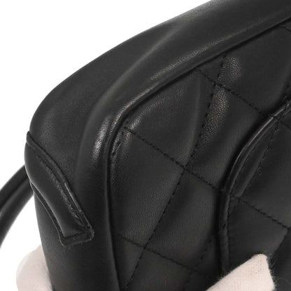 Chanel 2005-2006 Black Calfskin Cambon Ligne Handbag