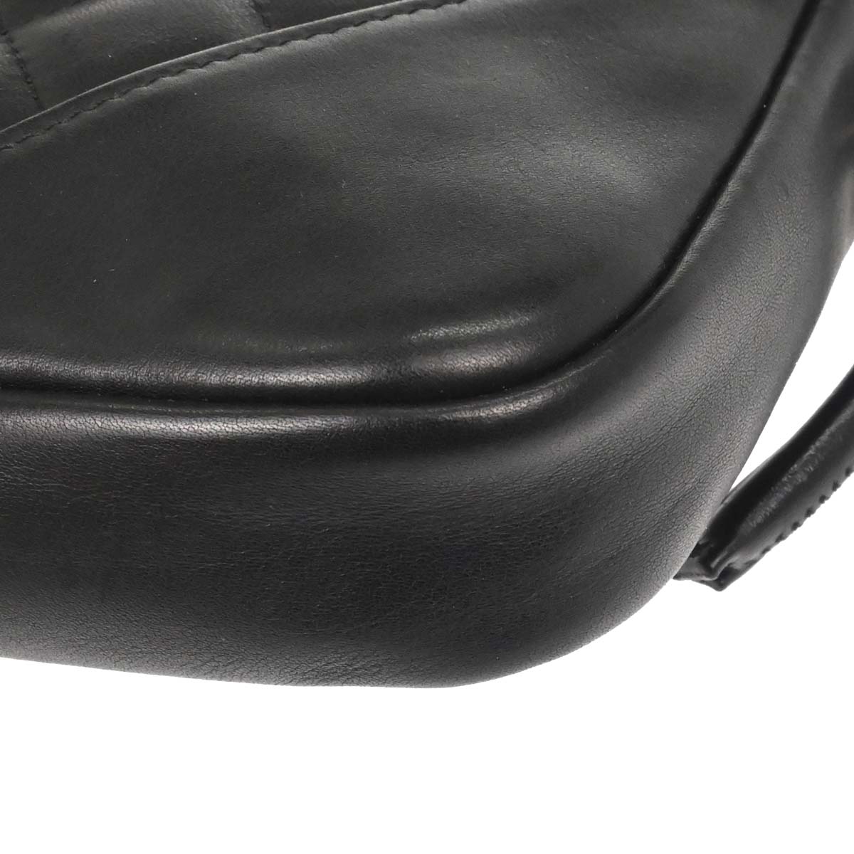 Chanel 2005-2006 Black Calfskin Cambon Ligne Handbag
