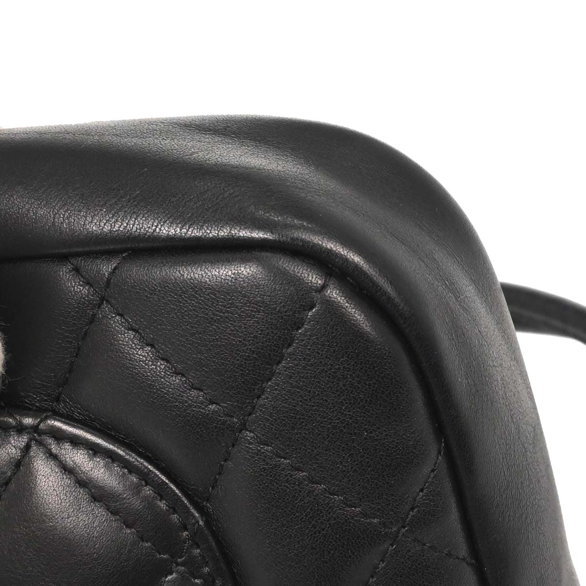 Chanel 2005-2006 Black Calfskin Cambon Ligne Handbag