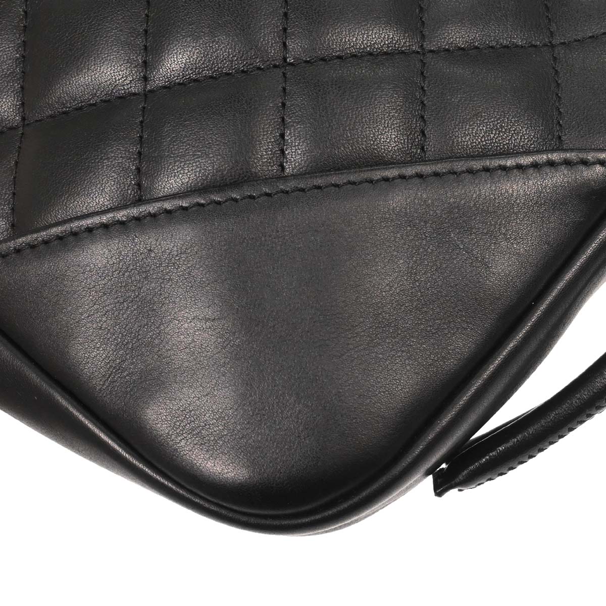 Chanel 2005-2006 Black Calfskin Cambon Ligne Handbag