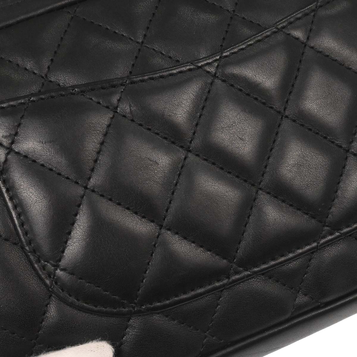Chanel 2005-2006 Black Calfskin Cambon Ligne Handbag