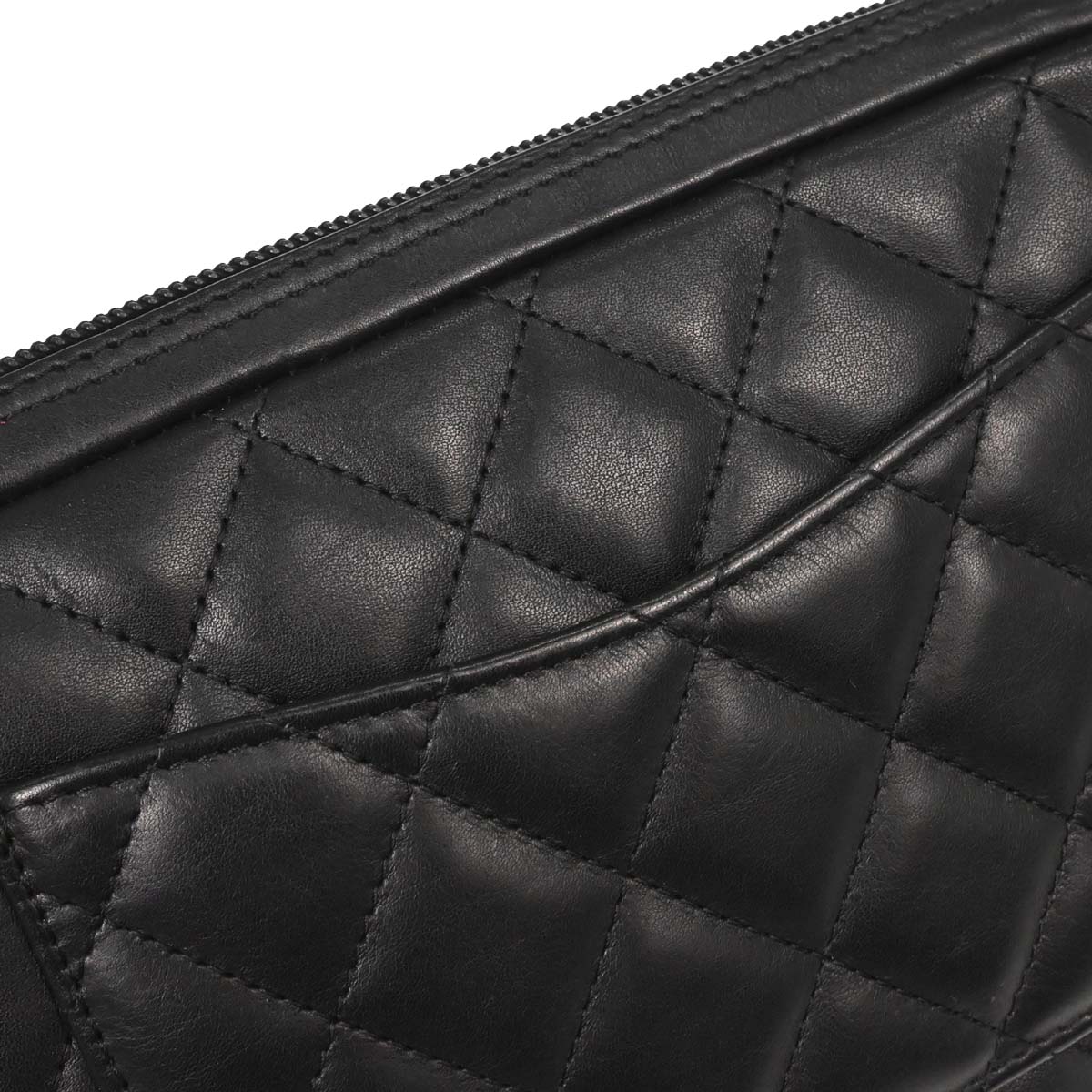 Chanel 2005-2006 Black Calfskin Cambon Ligne Handbag