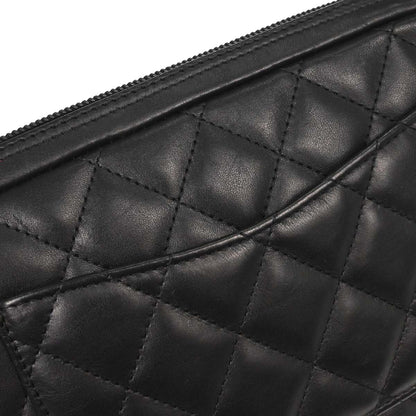 Chanel 2005-2006 Black Calfskin Cambon Ligne Handbag