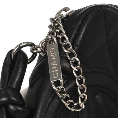 Chanel 2005-2006 Black Calfskin Cambon Ligne Handbag