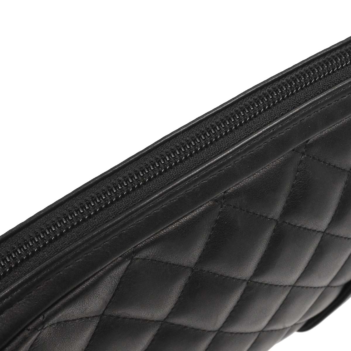 Chanel 2005-2006 Black Calfskin Cambon Ligne Handbag