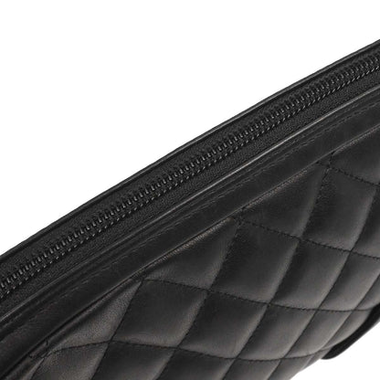 Chanel 2005-2006 Black Calfskin Cambon Ligne Handbag
