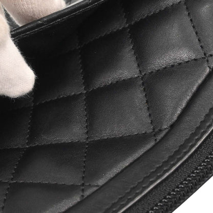 Chanel 2005-2006 Black Calfskin Cambon Ligne Handbag